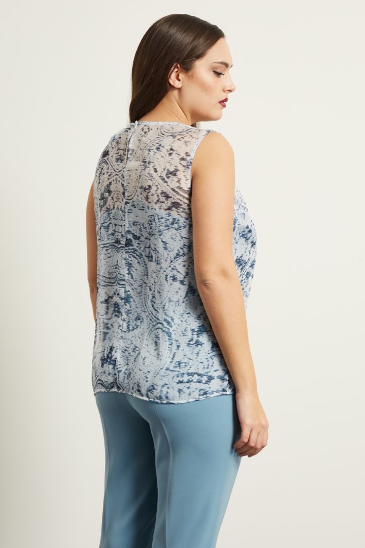 Top in georgette stampato Fashion Market
