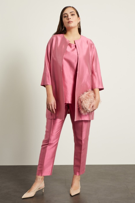 Spolverino in shantung di seta Fashion Market