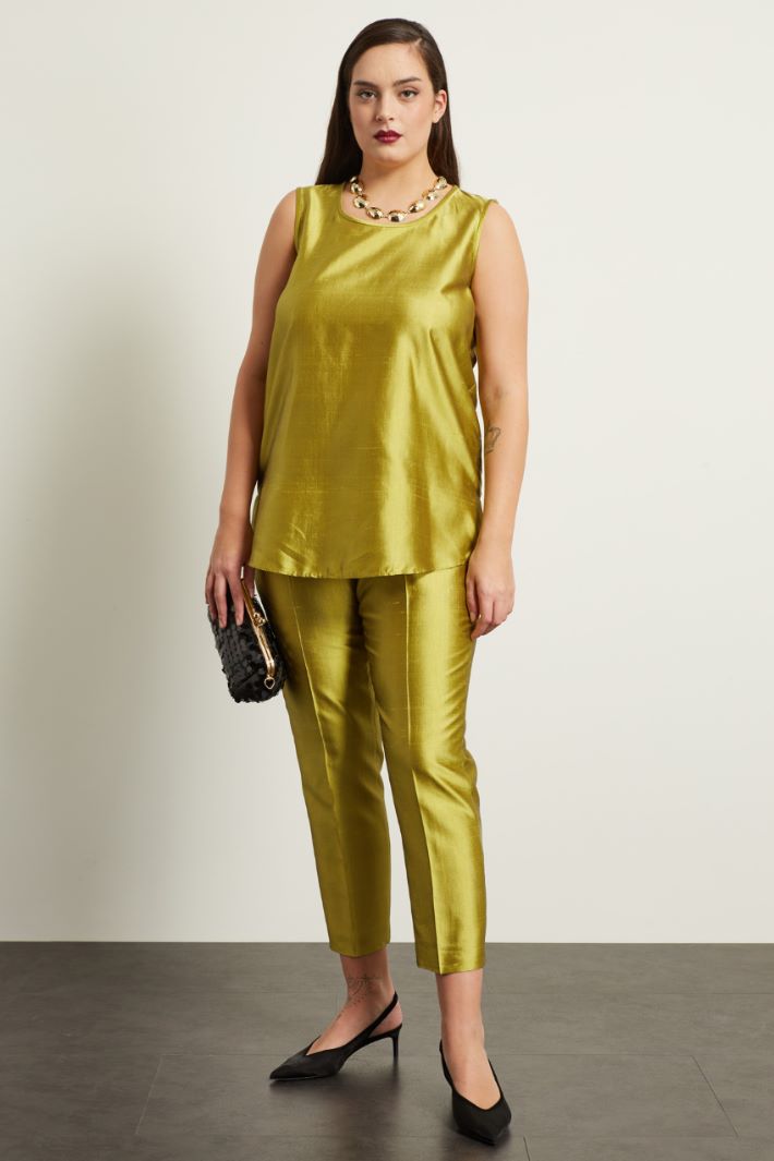 Top in shantung di seta Fashion Market