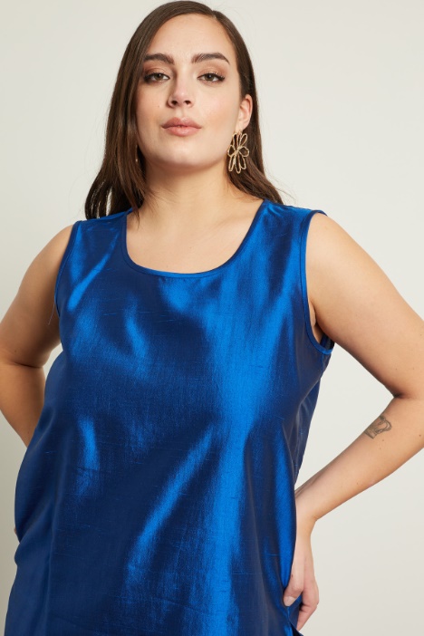 Top in shantung di seta Fashion Market