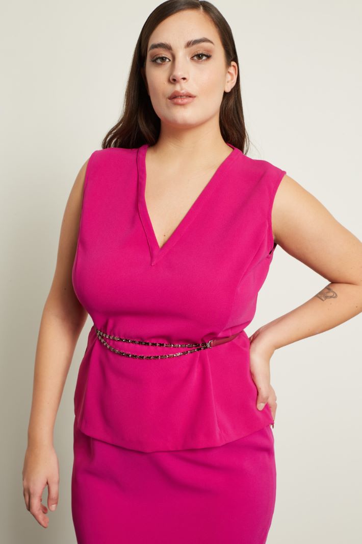 Top con scollo a V Fashion Market