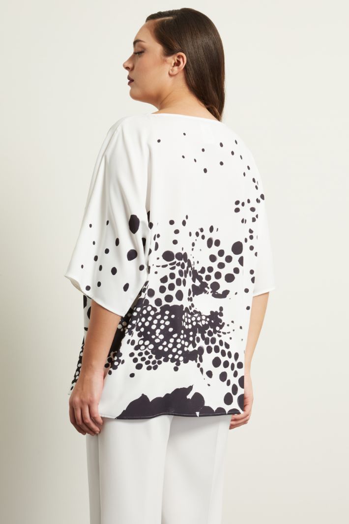 Casacca in cady stampato Fashion Market