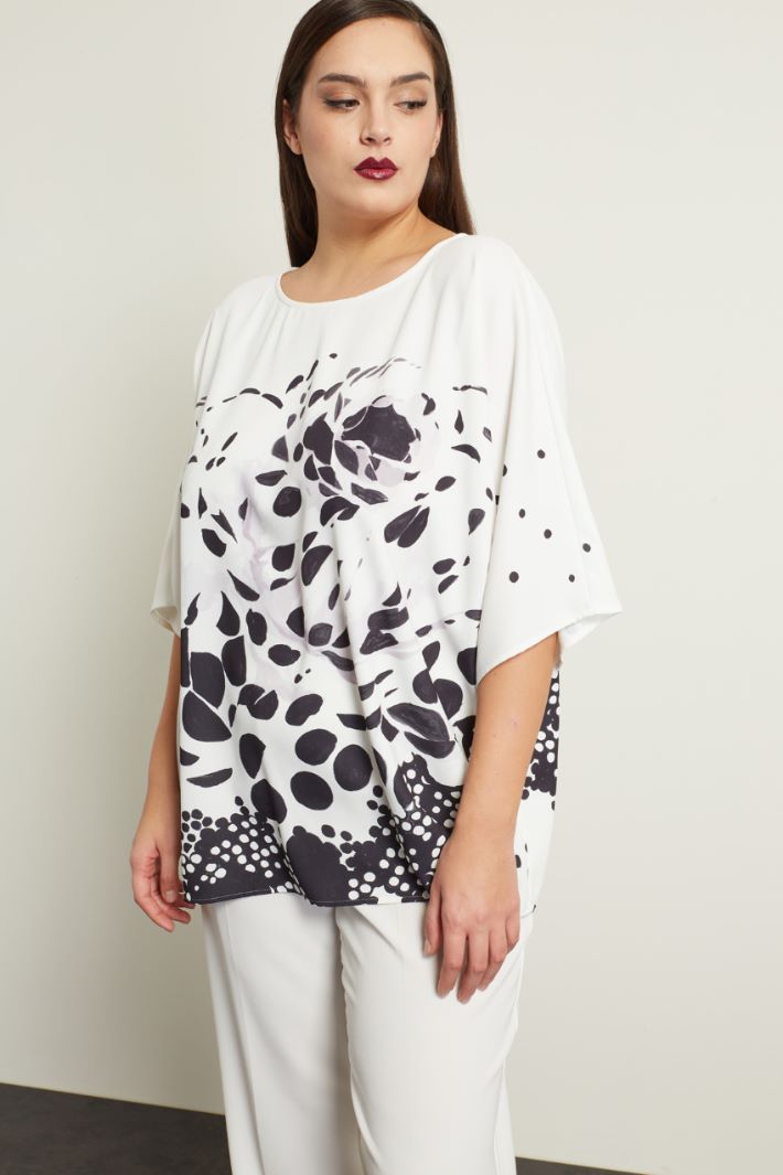 Casacca in cady stampato Fashion Market