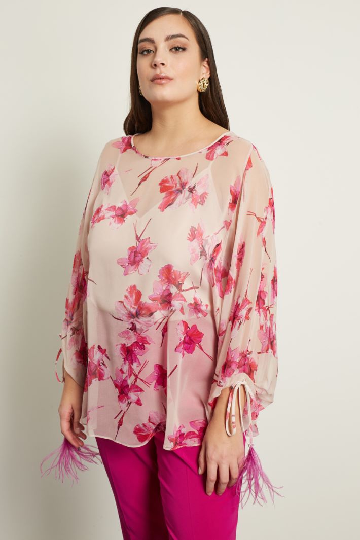 Blusa con coulisse al polso Fashion Market