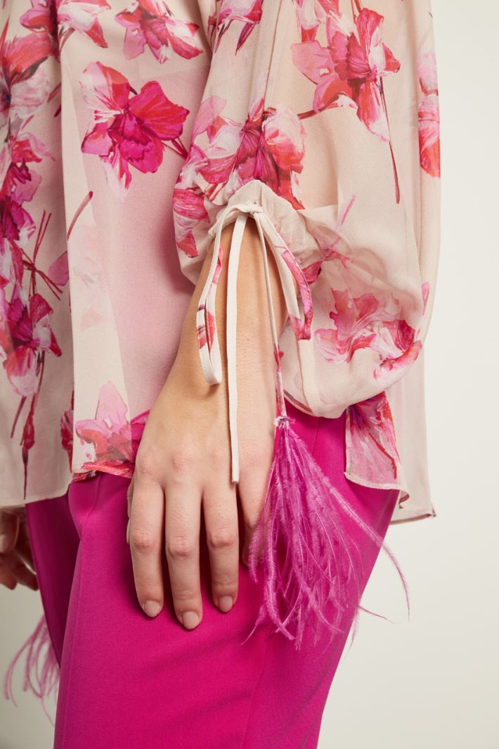 Blusa con coulisse al polso Fashion Market