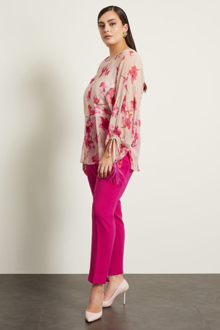 Blusa con coulisse al polso Fashion Market