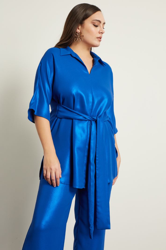 Casacca laminata con fusciacca Fashion Market