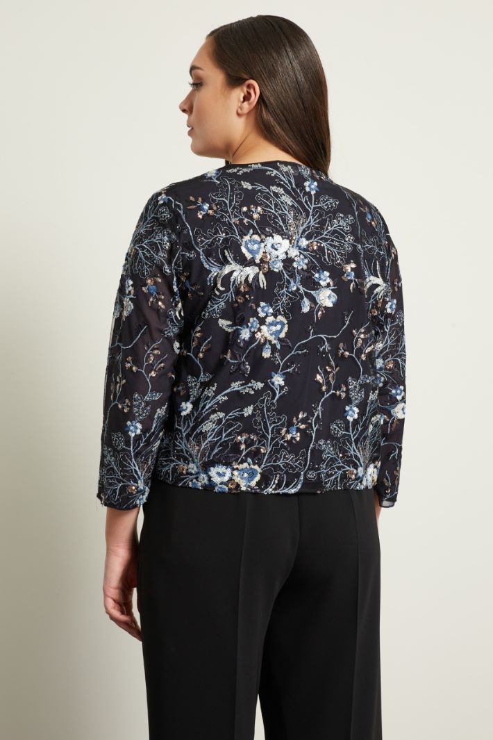 Coprispalle in tulle ricamato Fashion Market