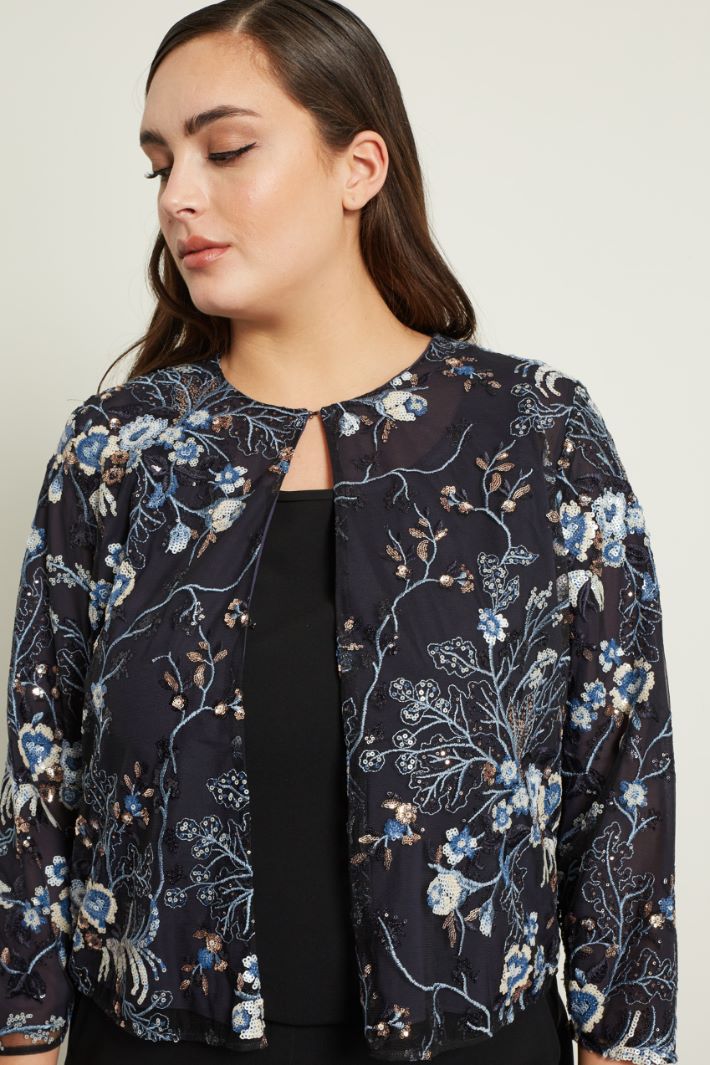 Coprispalle in tulle ricamato Fashion Market