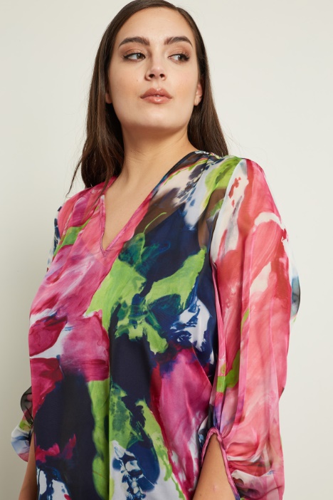 Blusa in chiffon stampato Fashion Market