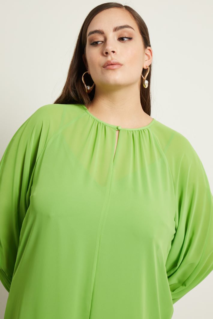 Blusa con perline ai polsi Fashion Market