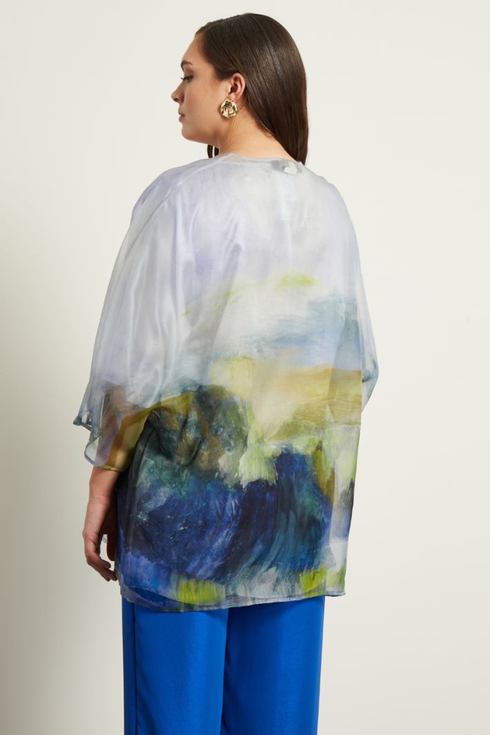 Soprabito in organza stampata Fashion Market