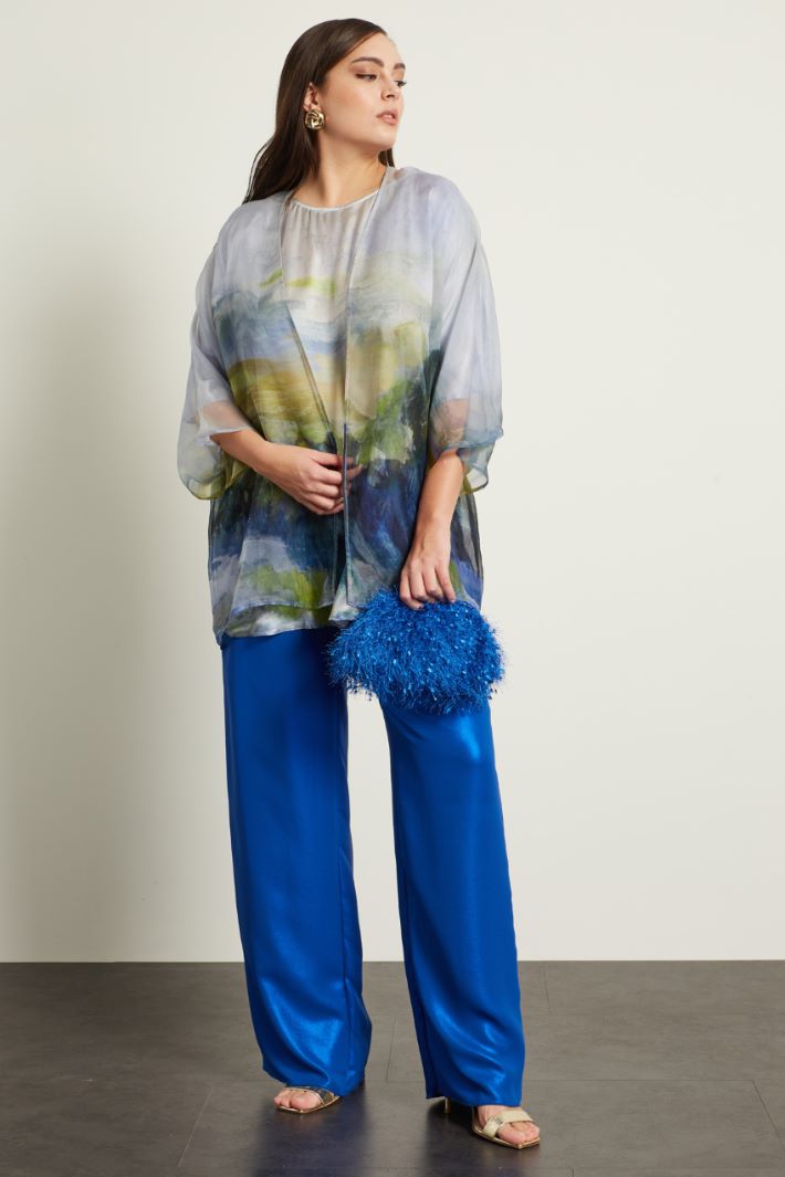 Soprabito in organza stampata Fashion Market