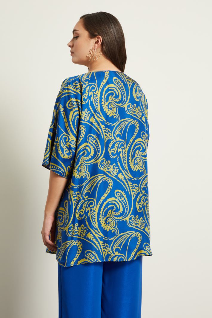 Casacca lunga stampata Fashion Market