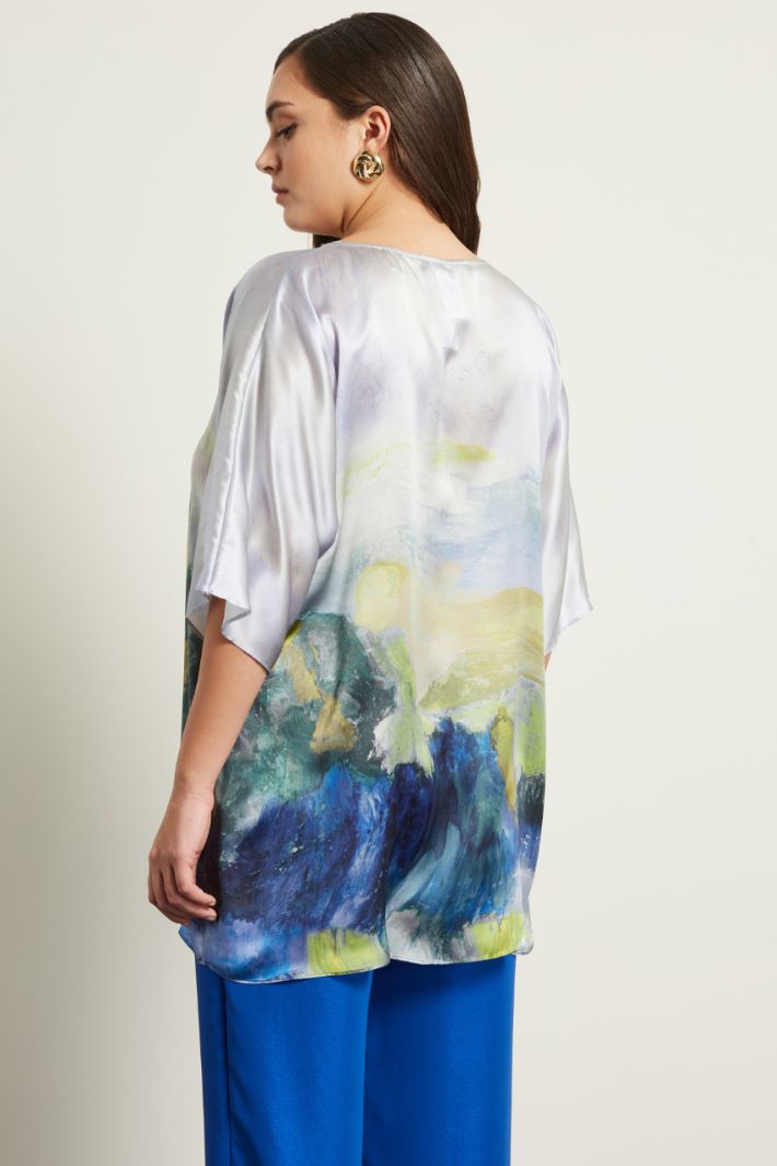 Casacca in seta stampata Fashion Market