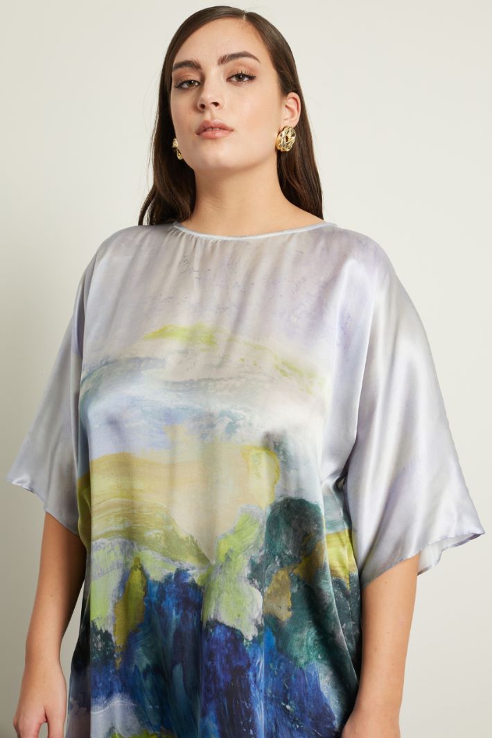 Casacca in seta stampata Fashion Market