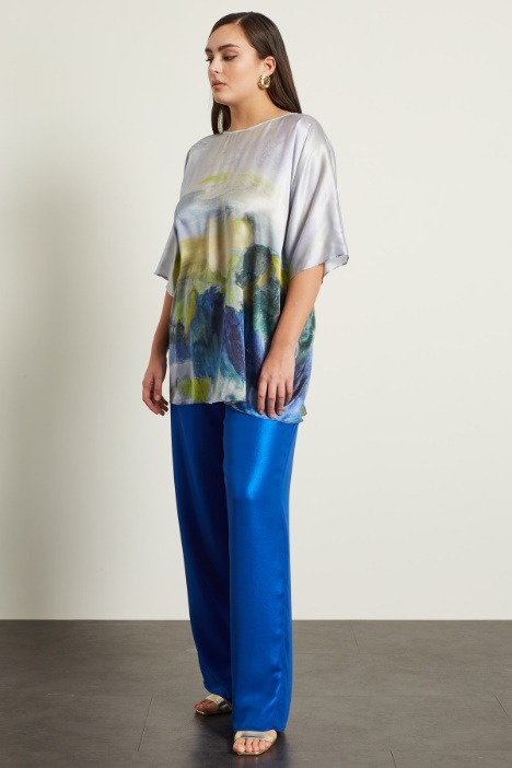 Casacca in seta stampata Fashion Market