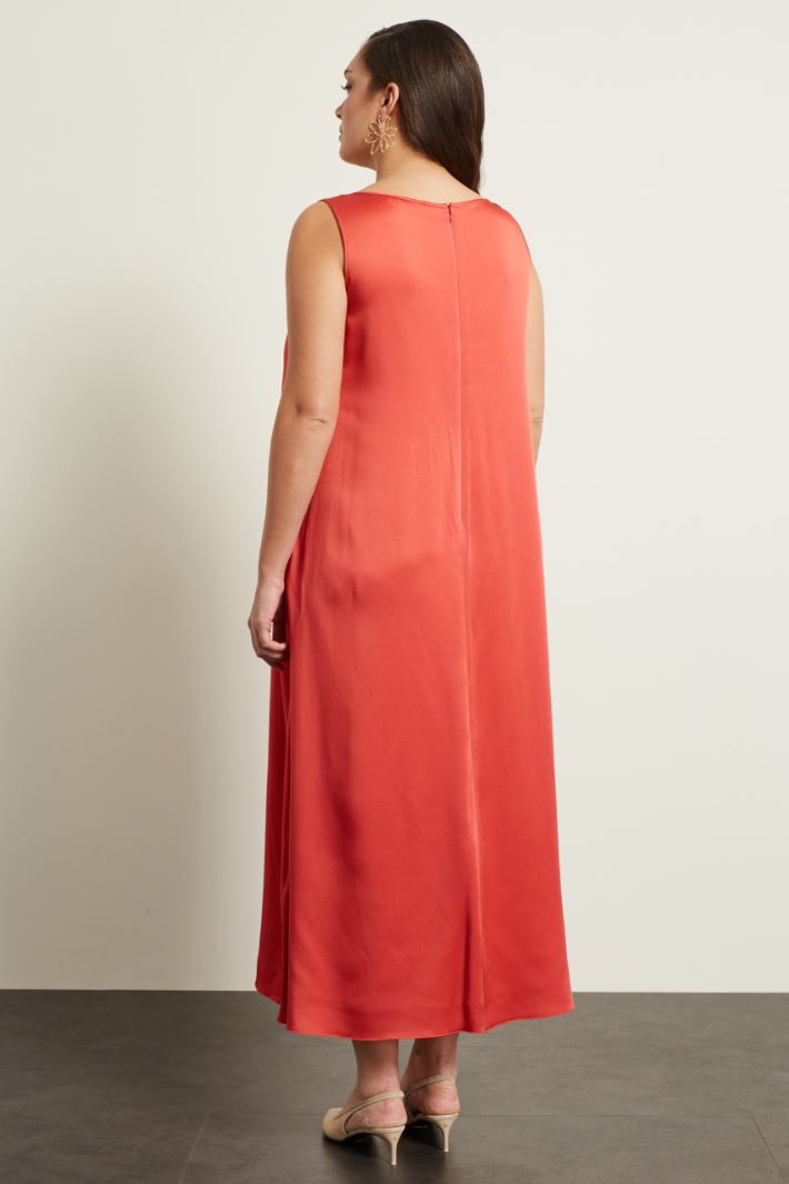 Abito in raso con tasche Fashion Market