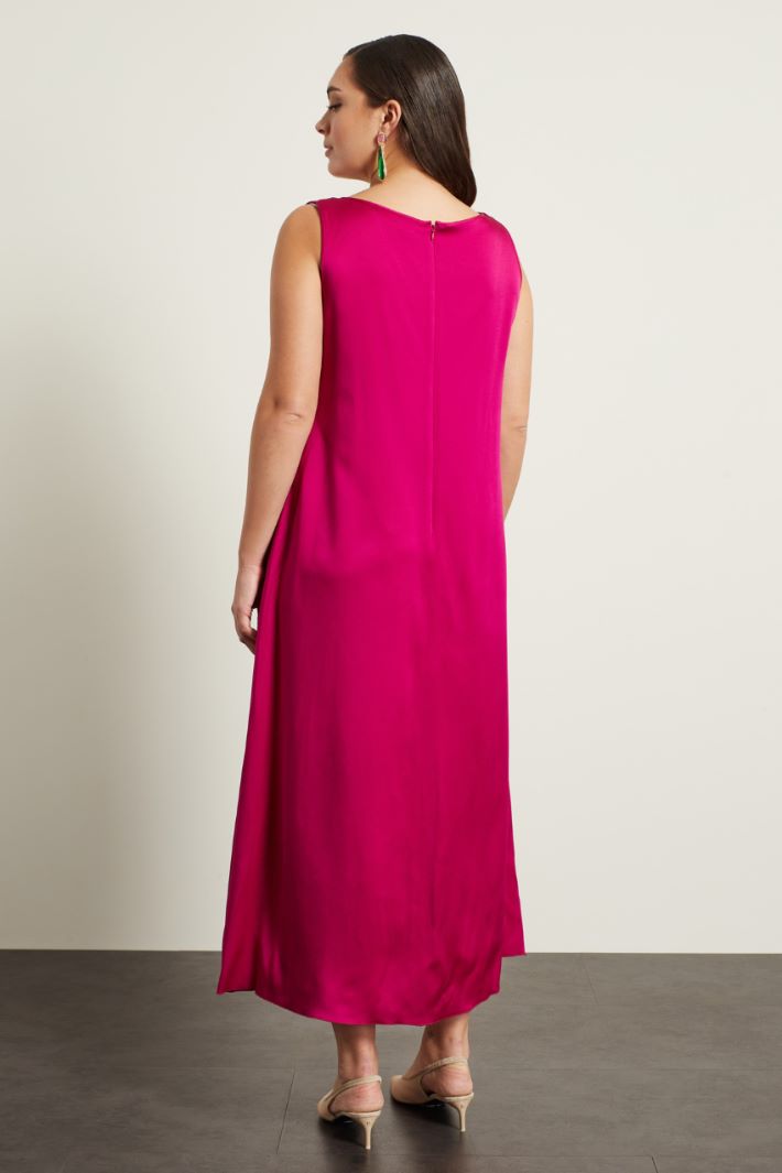 Abito in raso con tasche Fashion Market Abito in raso con tasche Fashion Market