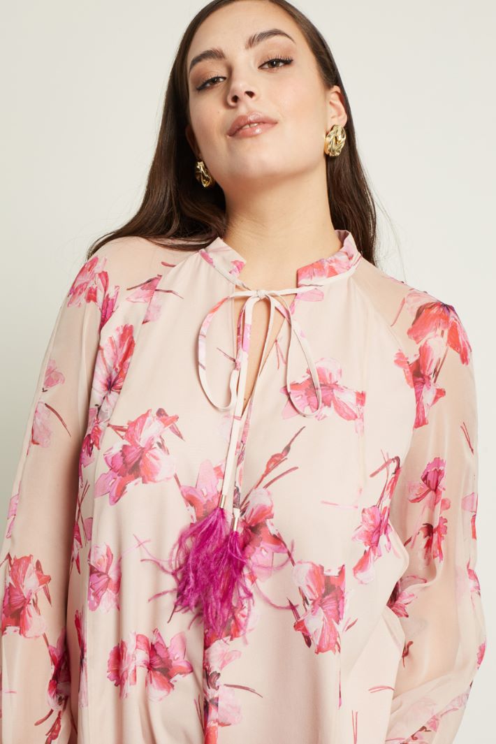 Abito lungo stampato Fashion Market