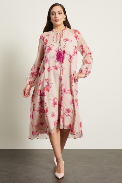 Abito lungo stampato Fashion Market