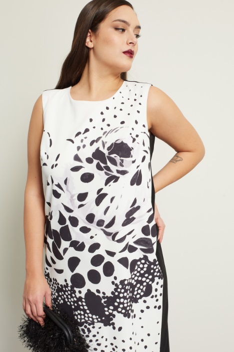 Tubino in cady stampato Fashion Market