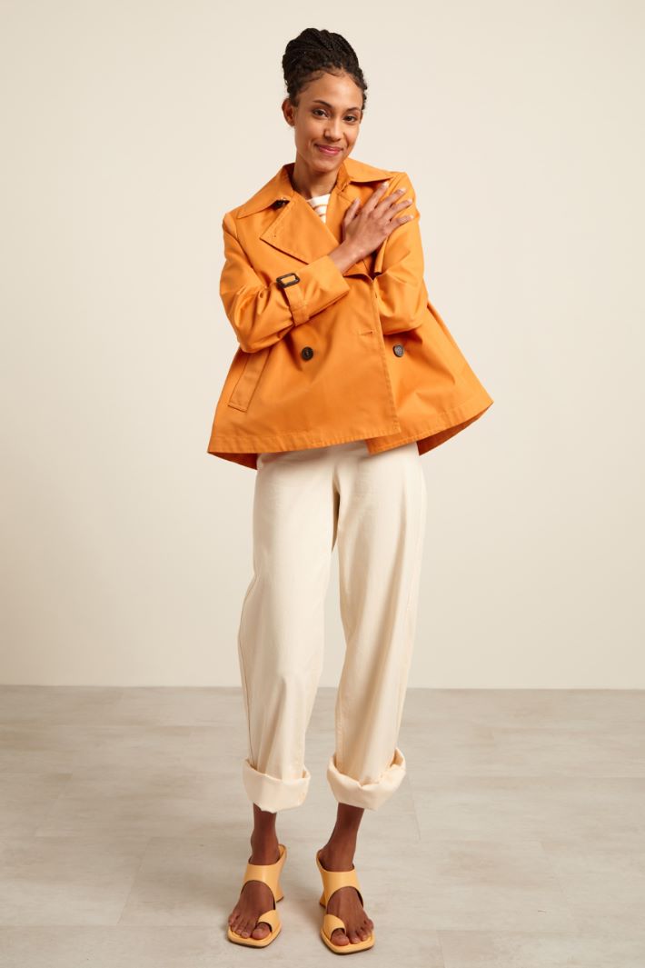 Trench corto in cotone  Fashion Market