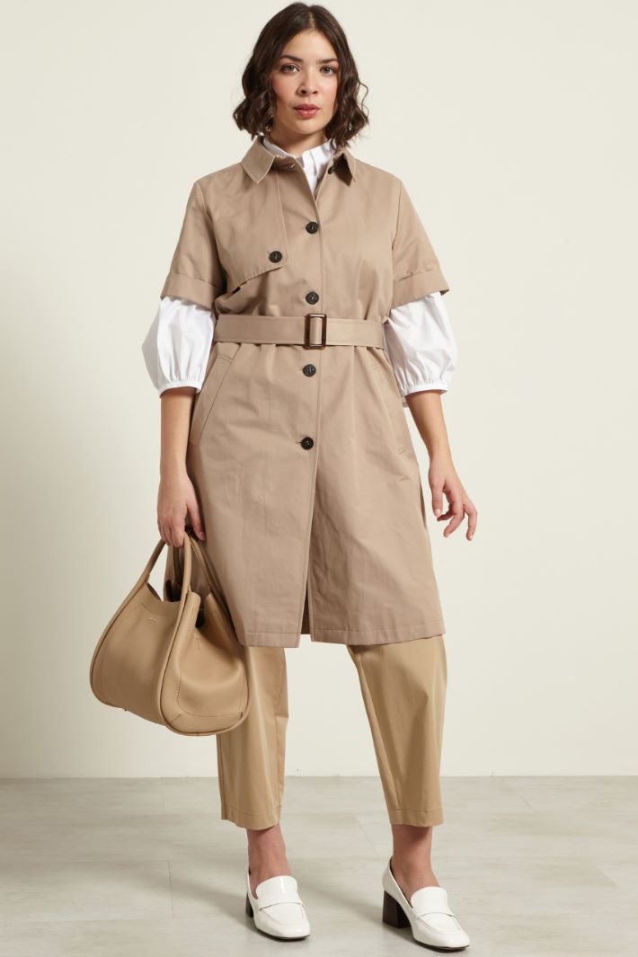 Trench a maniche corte Fashion Market Trench a maniche corte Fashion Market