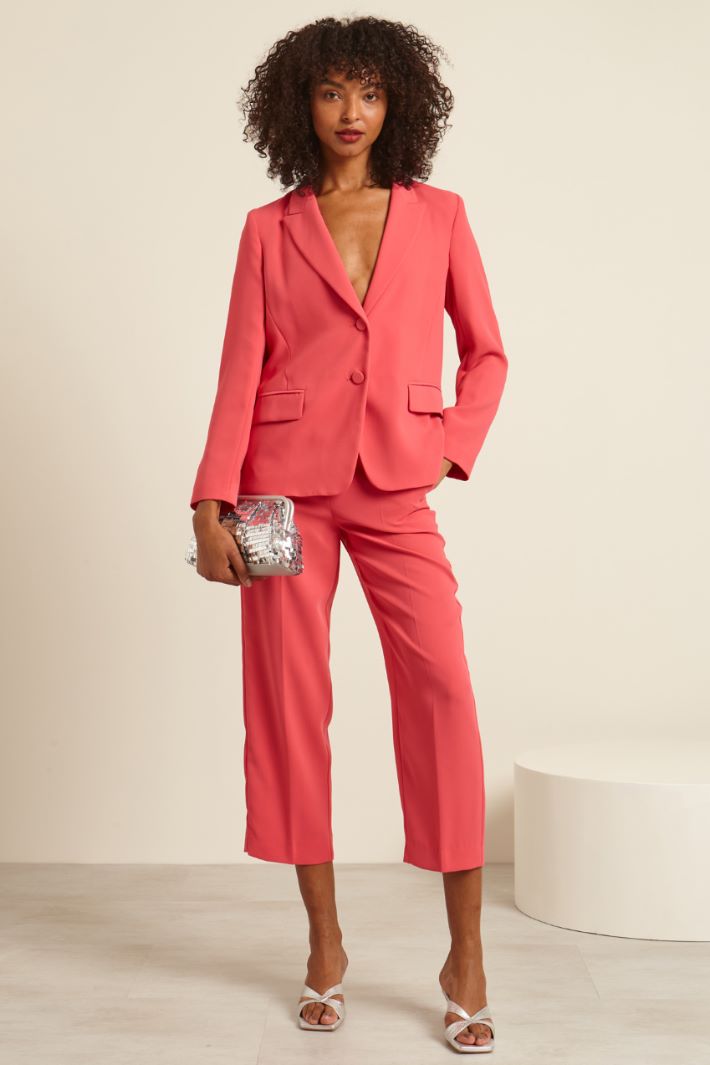 Blazer con bottoni rivestiti Fashion Market