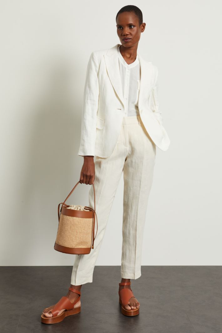 Blazer in lino Fashion Market