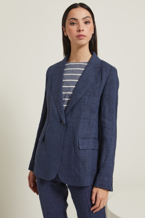 Blazer in lino Fashion Market