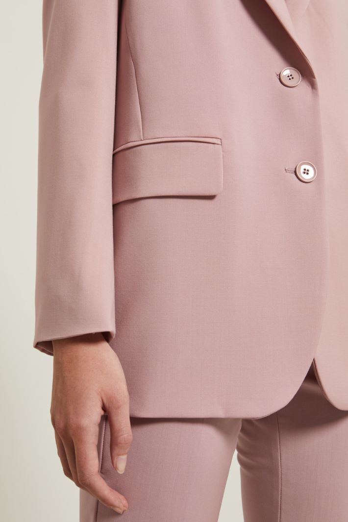 Blazer monopetto in lana Fashion Market