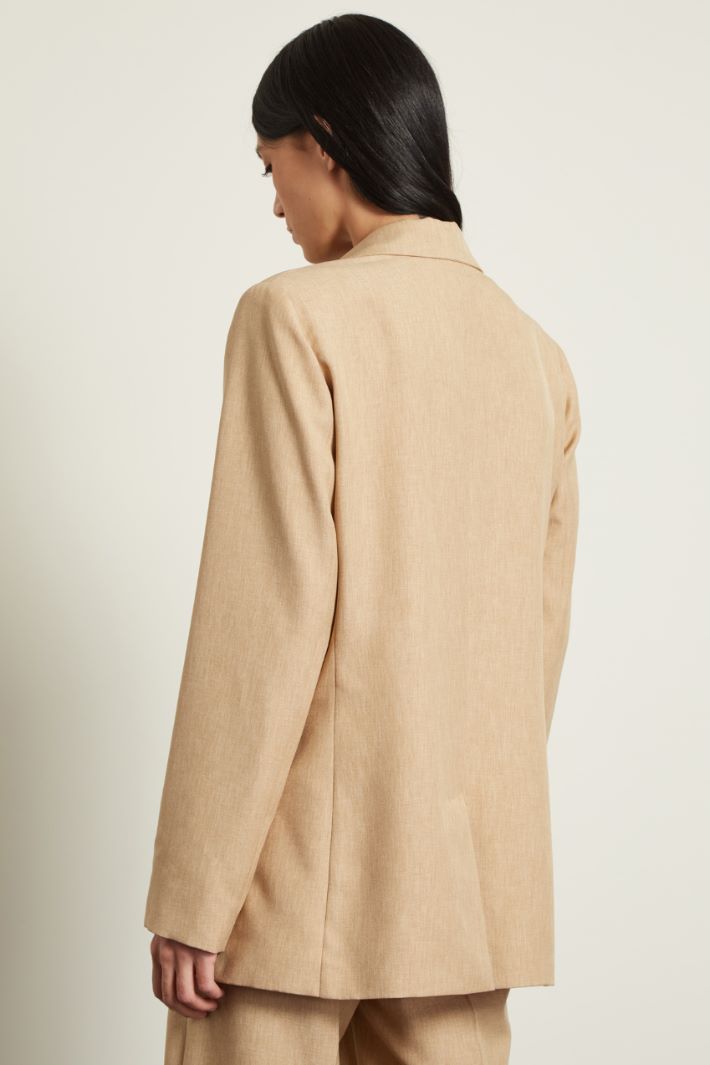 Blazer fluido con rever Fashion Market