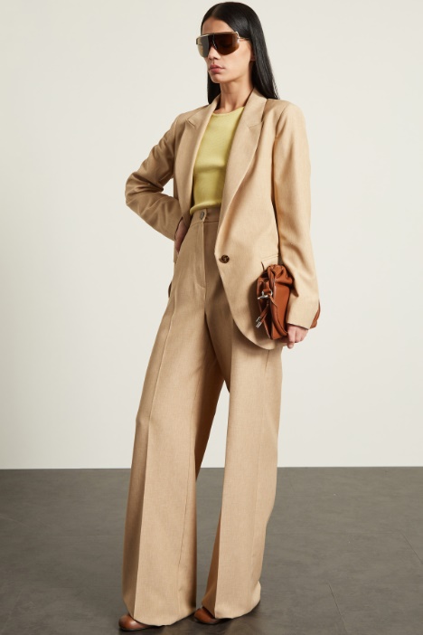 Blazer fluido con rever Fashion Market