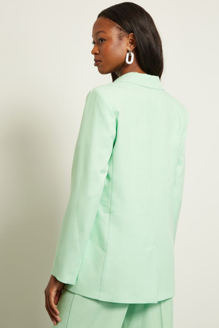 Blazer fluido con rever Fashion Market