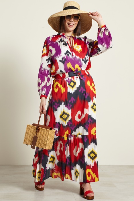 Gonna con coulisse in vita Fashion Market