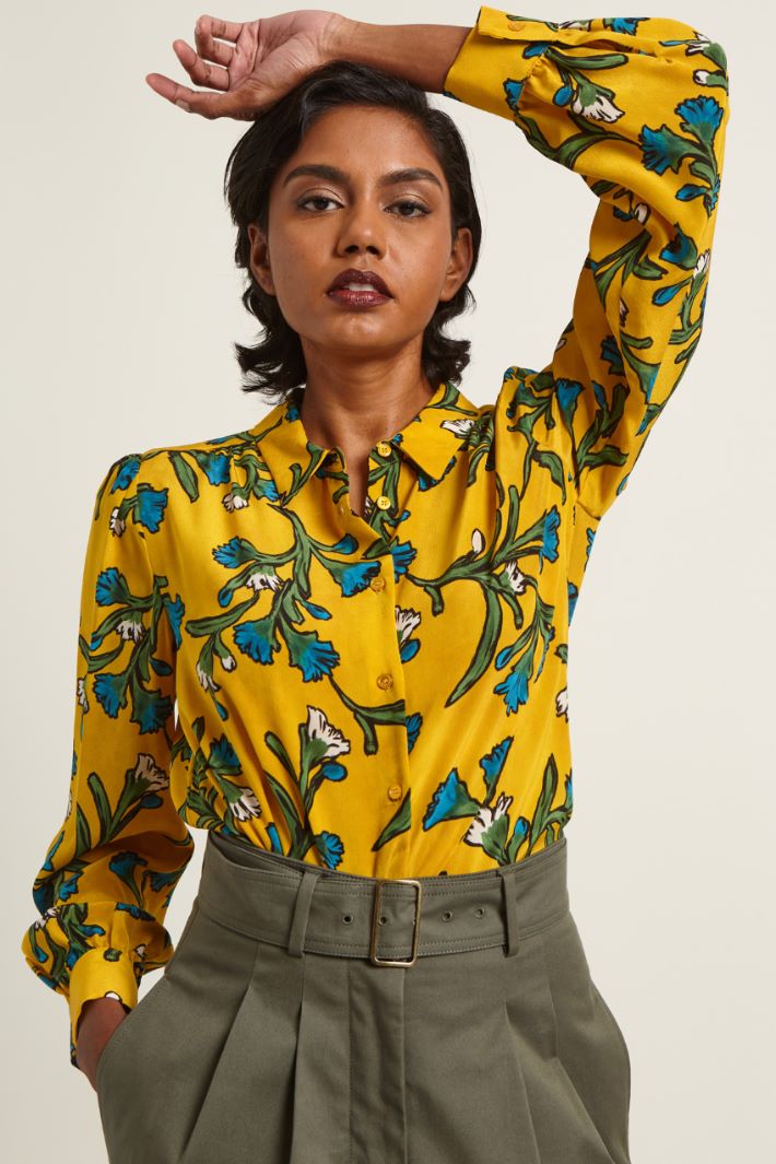 Camicia in crépe de chine Fashion Market