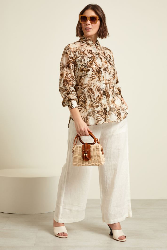 Camicia in mussola stampata Fashion Market