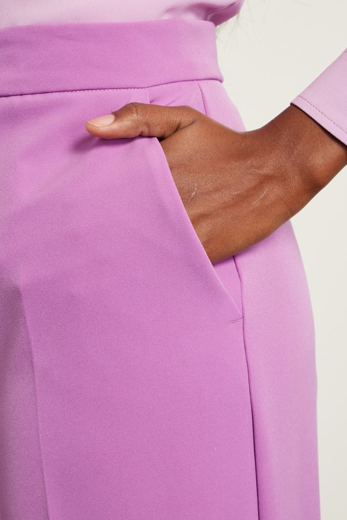 Pantaloni a palazzo in cady Fashion Market