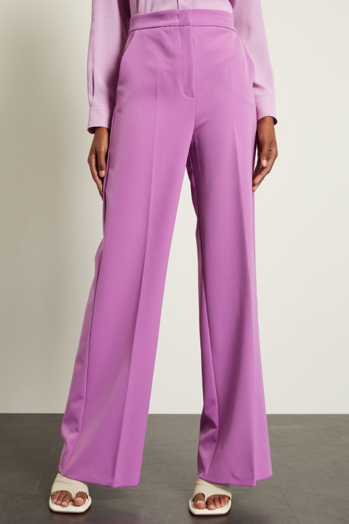 Pantaloni a palazzo in cady Fashion Market