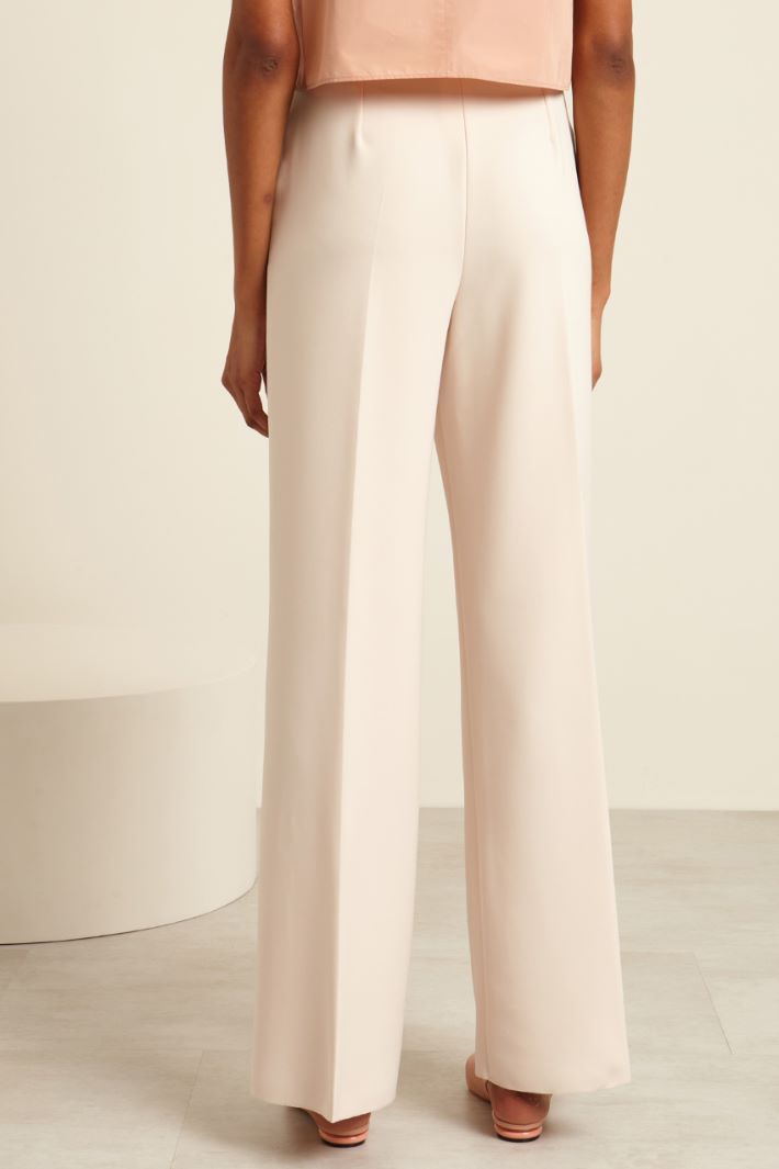 Pantaloni a palazzo in cady Fashion Market