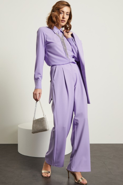 Pantaloni a palazzo con pinces Fashion Market