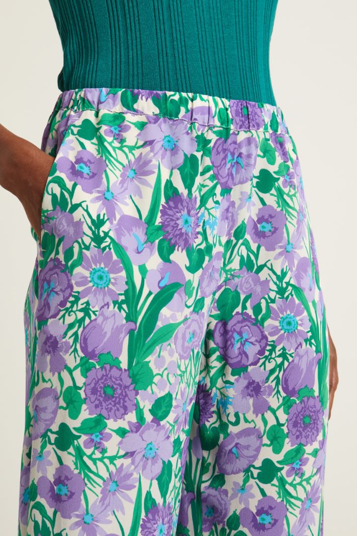 Pantaloni con elastico in vita Fashion Market