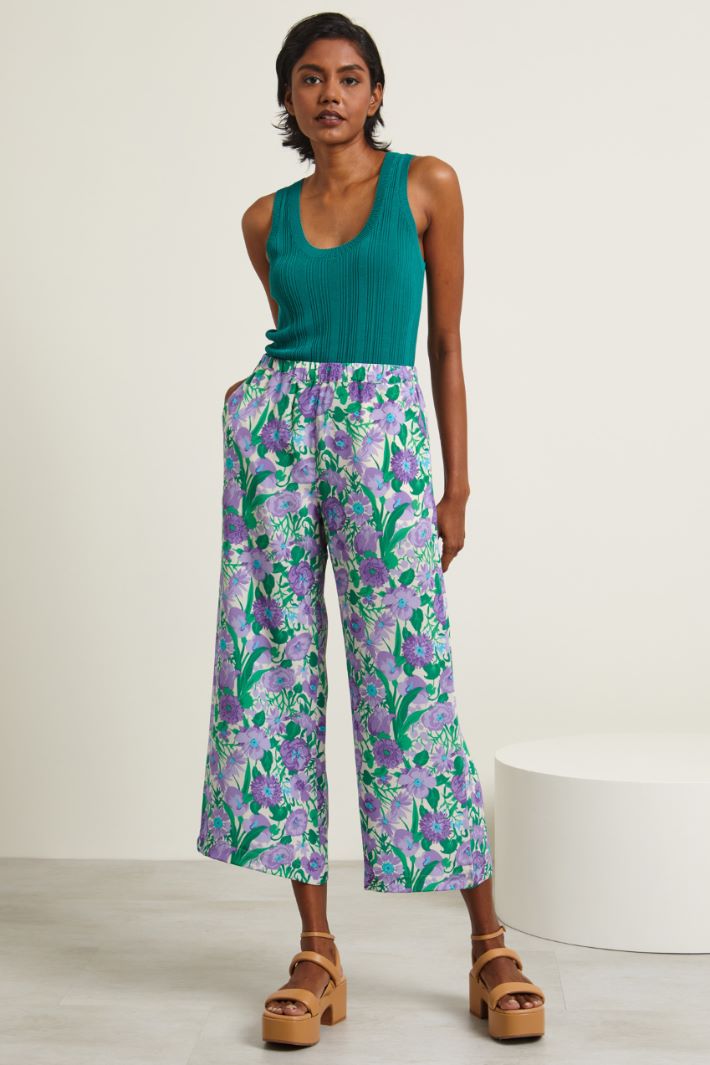 Pantaloni con elastico in vita Fashion Market
