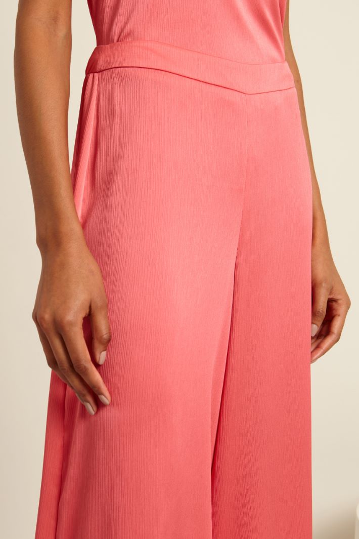 Pantaloni a palazzo in creponne Fashion Market