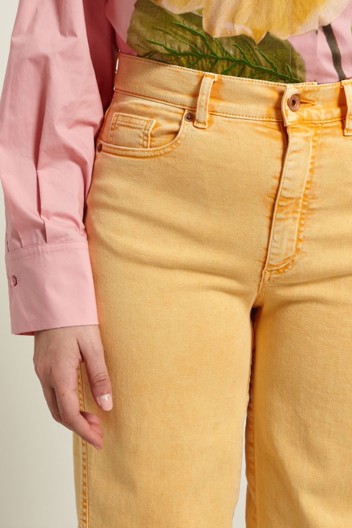 Pantaloni a palazzo in drill Fashion Market