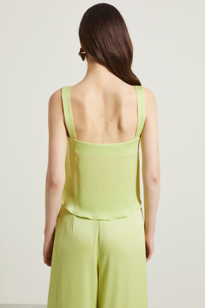 Top corto in creponne Fashion Market