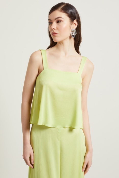 Top corto in creponne Fashion Market