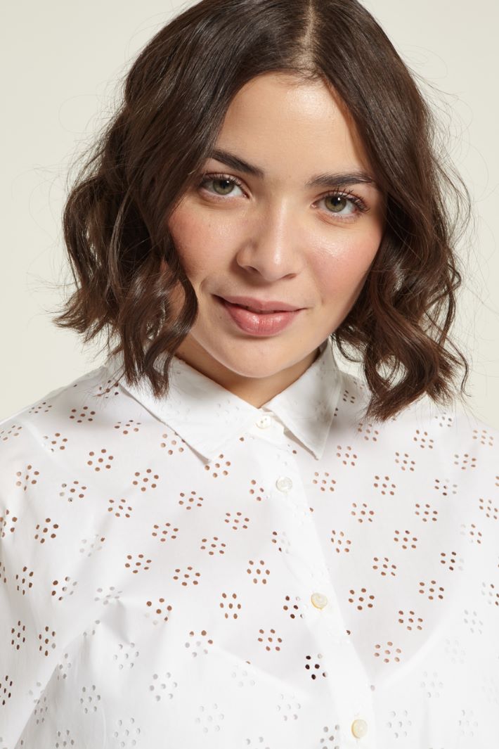 Camicia con motivo cut out Fashion Market