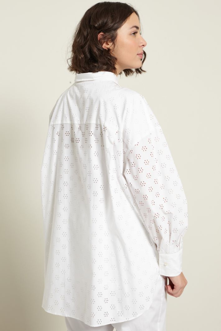 Camicia con motivo cut out Fashion Market